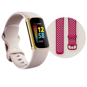 Like new, Charge 5, 2 bands and ECG.  Premium account not required to use ECG.